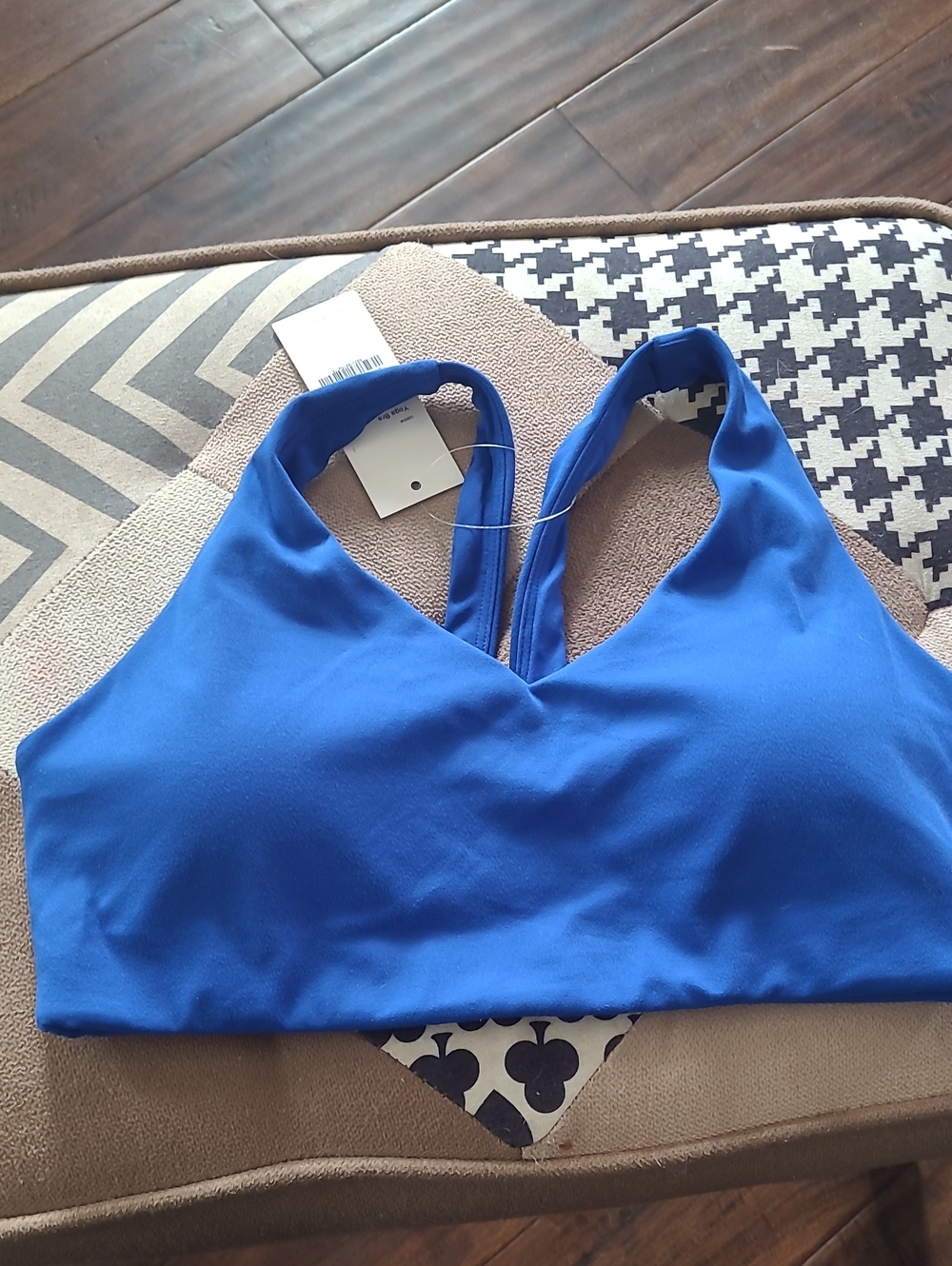 Everyday V-Neck Sports Bralette in Royal Blue